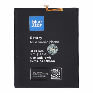 Аккумулятор для Samsung A20 / A30 / A30S / A50 4000 mAh Blue Star Premium