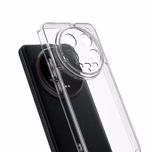 Crong Crystal Shield Cover dėklas, skirtas Xiaomi 14 Ultra, skaidrus