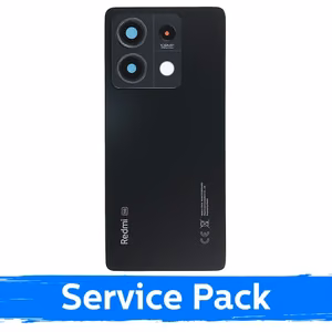 Back Cover Compatible With Xiaomi Redmi Note 13 5G / Graphite Black / (Service Pack)