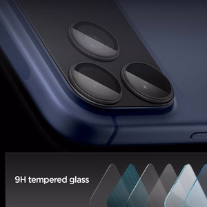 Spigen Optik Pro XL kameros objektyvo stiklas iPhone 17 Pro Max - Juodas