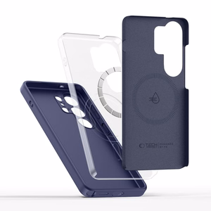 Силиконовый чехол Tech-Protect MagSafe для Samsung Galaxy S26 Ultra — фиолетовый