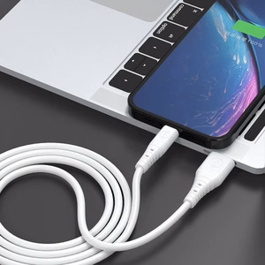 Кабель USB Dudao "TGL3L" белый Type-C 100cm (до 6A)