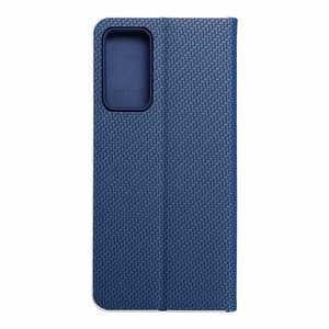 LUNA Book Carbon dėklas telefonui XIAOMI Redmi Note 11 Pro / 11 Pro 5G mėlynas