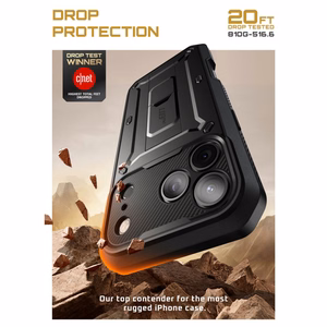 Supcase UB Pro dėklas telefonui iPhone 17 Pro Max - Juodas