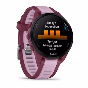 Garmin Forerunner 165 Music – умные часы с GPS, AMOLED, 43 мм, фиолетовый