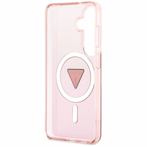 Guess IML Gradient Triangle MagSafe Case for Samsung Galaxy S26 - Pink