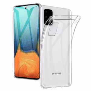 Чехол для Samsung A71, задняя накладка Ultra Slim 0,5 мм, прозрачная