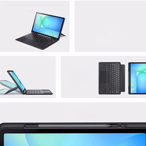 DUX DUCIS чехол DK складной с беспроводной клавиатурой для SAMSUNG Tab S10 FE Plus чёрный