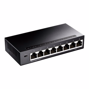 Cudy GS108 коммутатор Gigabit Ethernet 10/100/1000 чёрный