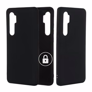 Phone Case "Silicone Cover" for Xiaomi Mi Note 10 Lite / Black / in package