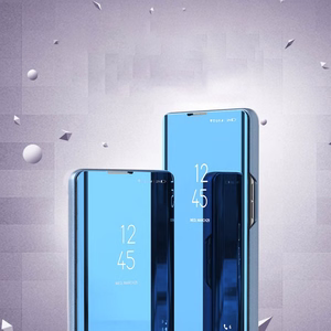 Clear View atverčiamas dėklas telefonui Samsung Galaxy A03s (166.5) juoda