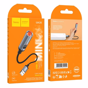Hoco cigarette lighter USB (UA30) 0.3m