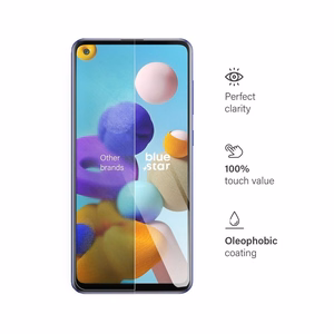 Tempered glass to Samsung Galaxy A21s Blue Star