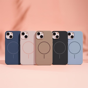Silicone Thin Mag dėklas iPhone 16 Pro Max 6,9" šviesiai mėlynas