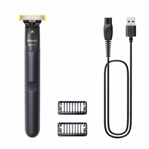 Philips Norelco OneBlade QP1424/10 skustuvas vyrams Apkarpymo mašinėlė Anglies