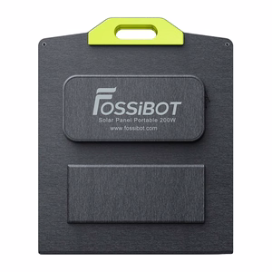 FOSSIBOT SP200 200 W sulankstomas saulės modulis, juodas