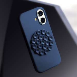 Silikoninis Stick dėklas for iPhone 16 Pro 6,3" mėlynas