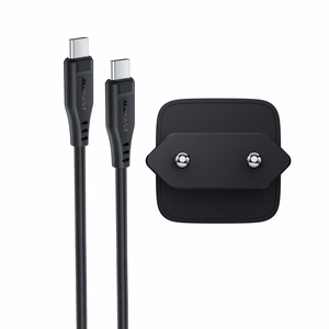 Charger Acefast A118 30W GaN USB-C + USB-C to USB-C cable 1.2m black