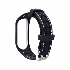 Elastomerinis dirželis LIFESTYLE XIAOMI Mi Band 7 juodas (03)