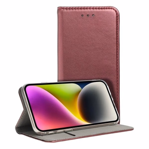 Telefono dėklas Smart Magnetic Xiaomi Redmi 13 4G / Redmi 13 5G / Poco M6 4G raudonas