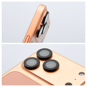 Blue Star „Easy Install“ grūdinto stiklo kameros objektyvų apsauga, skirta „iPhone 15 / 15 Plus“ – juoda