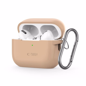 Силиконовый чехол Tech-Protect Hook для Apple AirPods Pro 1 / 2 - бежевый