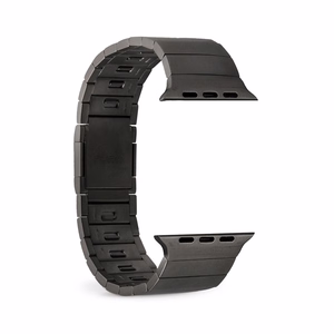 Puro TITAN Nerūdijančio plieno Apple Watch juostelė 42/44/45/49mm - juoda