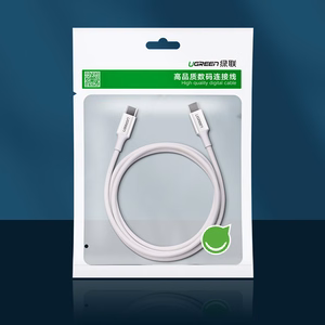 Ugreen US264 60518 USB-C — USB-C PD QC AFC Кабель 1м — белый