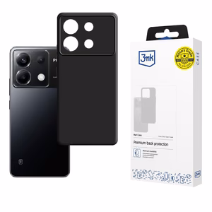 3mk Matinis dėklas telefonui Poco X6 5G - juodas