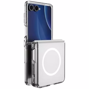 Uniq LifePro Xtreme MagClick įkrovimą palaikantis dėklas, skirtas Samsung Galaxy Z Flip 8 – spalva: skaidri