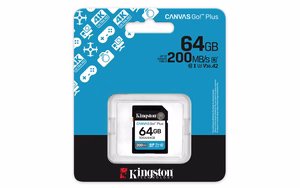 Kingston Technology Canvas Go! Plus 64 GB SDXC UHS-I Klasės 10