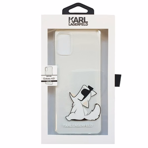 Karl Lagerfeld Choupette Fun Case for Samsung Galaxy A31 - Transparent