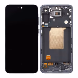 LCD дисплей совместим с Samsung A556 A55 5G с рамкой / тёмно-синий / HQ