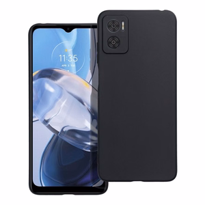 Чехол для Motorola E22 / E22i, матовый чёрный