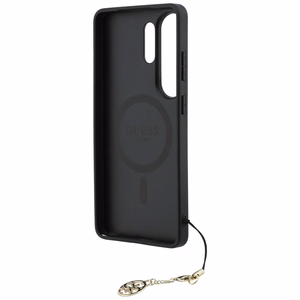 Guess чехол 4G Classic Logo Charm MagSafe для Samsung Galaxy S26 Ultra чёрный