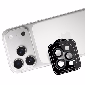 Apsauginis stikliukas kamerai 3mk Lens Pro Apple iPhone 17 Pro/17 Pro Max juodas