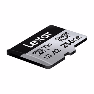 Karta pamięci Lexar High-Performance Silver Plus microSDXC 256GB + adapter