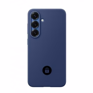 Силиконовый чехол для Samsung N980 Note 20 тёмно-синий в упаковке