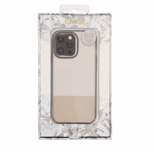 Kingxbar Plain Series dėklas telefonui iPhone 13 Pro silikoninis dėklas pilkas