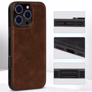 Telefono dėklas X-Level „Earl III Collection“ skirtas Apple iPhone 17 Pro Max rudas