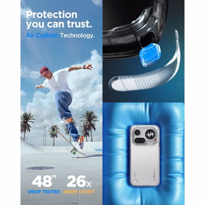 Spigen Ultra Hybrid dėklas Nothing Phone 4A Pro - skaidrus
