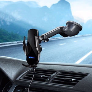Belaidis automobilinis įkroviklis-laikiklis Forcell (HS1) (15W) su automatiniu užrakinimu