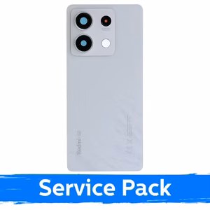 Back Cover Compatible With Xiaomi Redmi Note 13 5G / Arctic White / (Service Pack)