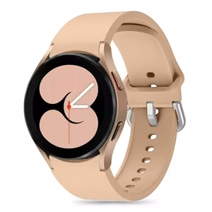 Tech-Protect силиконовый Ремешок для Samsung Galaxy Watch 4 / 5 / 5 Pro / 6 / 7 / FE - бежевый
