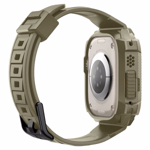 Spigen Rugged Armor Pro - Strap with case for Apple Watch Ultra 49 mm (Vintage Khaki)