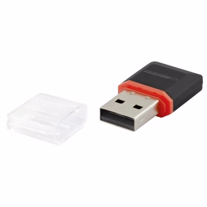 Esperanza EA134K kortelių skaitytuvas juodas, sidabrinis, skaidrus USB 2.0