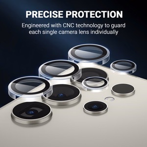 Crong Lens Ring tempered-glass camera-lens protector for Samsung Galaxy S24 Ultra, clear