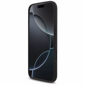 Guess silikoninis Big 4G Script dėklas telefonui iPhone Air juodas