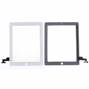 Jutiklinis ekranas iPad 2 baltas HQ