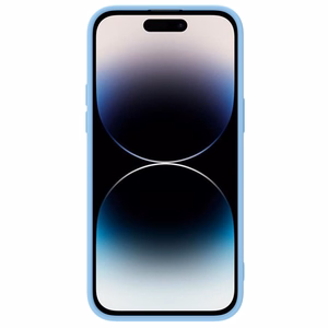 Чехол Nillkin CamShield Silky Magnetic силиконовый для Apple iPhone 14 Pro Max светло-голубой